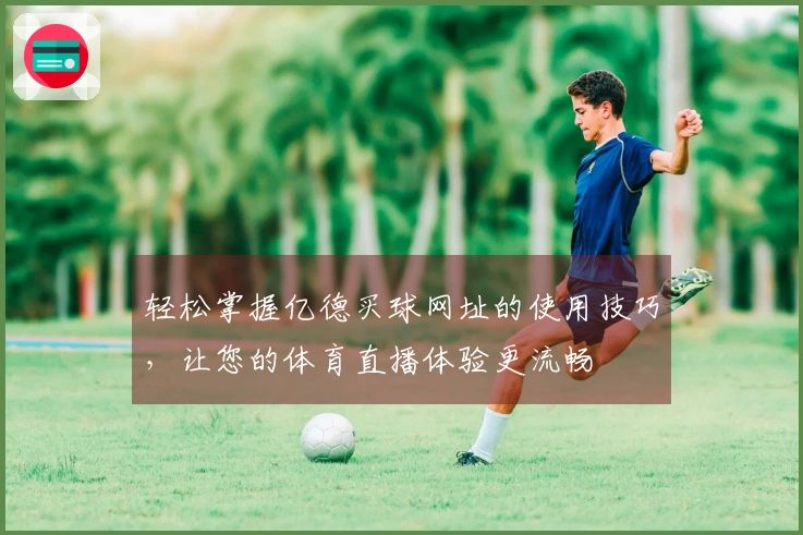 轻松掌握亿德买球网址的使用技巧，让您的体育直播体验更流畅